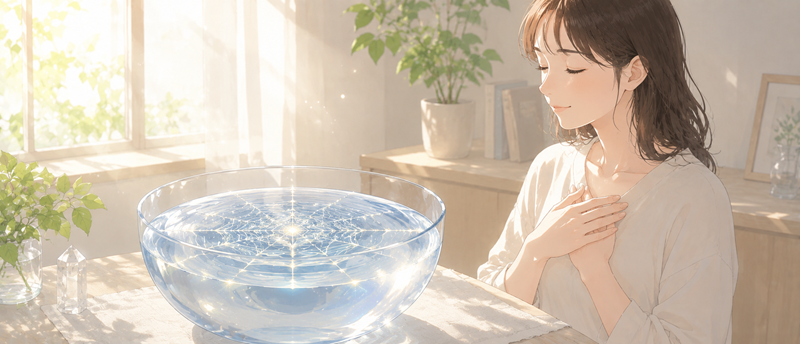 コップ1杯の水に学ぶ